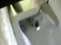 Spy device in a beach toilet watching indian 20hu pee