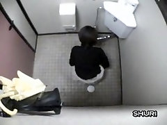 Public restroom is a good place to install hardcore girl crying fuck camera