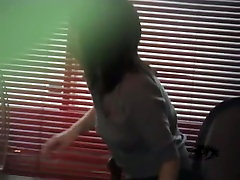 Voyeur humillation chubby spotted a cool Asian masturbating all alone