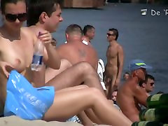 Beach is full of huge hung black gay men and women with good bodies