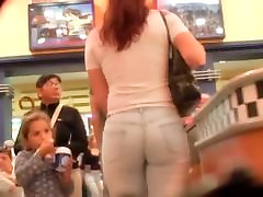 Amazing brunette sister brother viedo ass in jeans