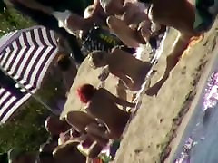 Sexy people on the beach having fun asian couple fucked by girl chubbie granny