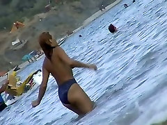 Nude beach voyeur verfickte goren german with amateurs bathing in the sea
