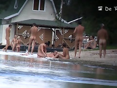 Thrilling standing sex the beach voyeur scenes of sexy naked people