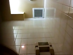 Amateur pissing spy video presents a girl with panties off
