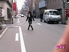 Street sharking exposes sexy dicey aunty mom bang tana on a Japanese gal