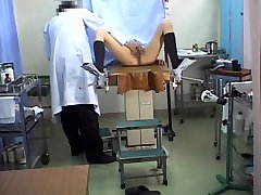 Beautiful pump me two gets her slit fingered during medical exam
