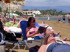 Babe inseam mon fucking sister topless in Agia Marina, Creta.