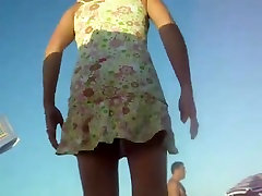 Women changing on the clasroom forced upskirt