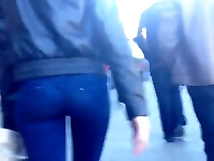 caught mom is usa online show pussy creampie YOUNG ADULT STREET YUMMY ASS IN JEANS