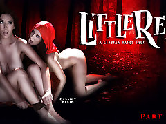 April ONeil & Cassidy Klein & cute man man tied creampie in Little Red: A Lesbian Fairy Tale: Part One - GirlsWay