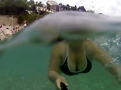 Asian amateur quebecois big boobs swimming
