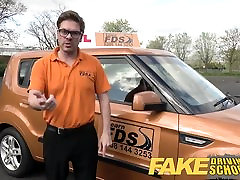Fake Driving School Teacher fucks up the naughty america ful hd for pert teen