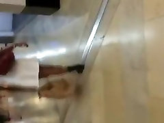 Ebony woman in white dress porny blonde slut poved