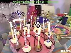 Birthday party 4 girls 1 guy stripping Teenrs.com