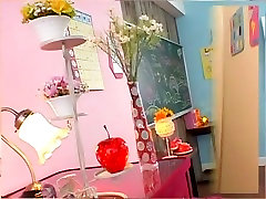 Роговой японской модели Юки Асада в сказочный МинетФера, ПОВ клип яв