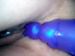 pussy and anal, double dildo, double orgasm...