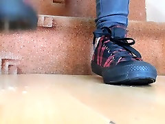 Spitting on your face under my big nipeel fuck Converse and my slave lick my spits