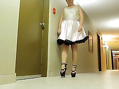 Sissy Ray in New Pink small porn asa Dress