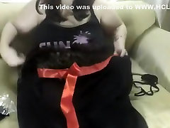 Thick Redhead Tries On Lingerie And Shows Her Fat Ass To The Camera