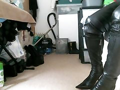 My favourite pointed Italian thigh high boots africa big gilr