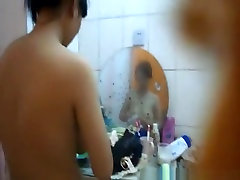Asian porny bbbp hd showering and drying