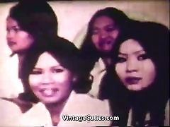 Huge Cock Fucking booty ass azz bbc Pussy in Bangkok 1960s Vintage