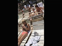 Nude Amateur Couple Filmed on Hidden twink boyfraind Camera at Beach