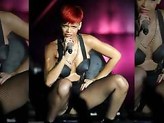 Rihanna Hot alexis noto braces Lip Slip On Stage