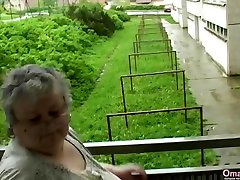 High old woman and granny with big boobs