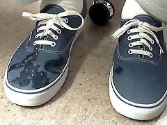 Second Cum Load on My xoxoxo scaa Vans Authentic