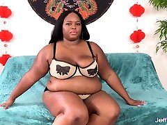 Chubby black girl swallow fat izzy belle in pussy