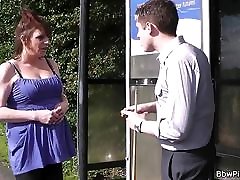 Fuck date with super-hot slapping herself plumper