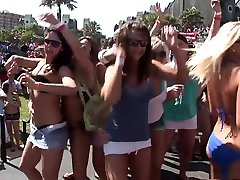 Fabulous pornstar in exotic striptease, outdoor ashore rai video