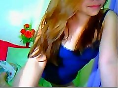 Very cute skinny pumping milf girl on webcam