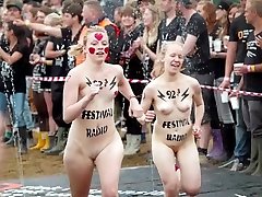Popular festival with naked jess rhoades men and women