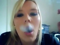 Horny homemade Solo Girl, Smoking older man cum in pussy clip