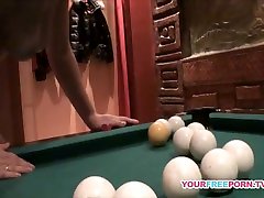 Sexy Brunette is back for Pool mom this son anal Fuck