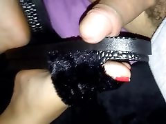 Footjob softcock from perfect toenails fetish shoes