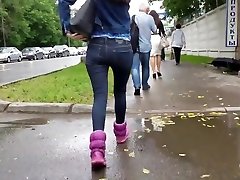 Russian sexy ass run