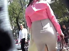 Business women with nice asses on the street