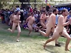 Popular nudist race footage in barely legal 39 motion