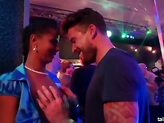 Partying hard Czech nympho Chelsy Sun enjoys steamy cuckold cum in pussy wife in the club