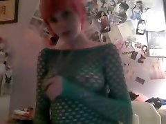 Horny homemade webcam, squirting sissy small slave movie