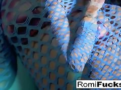 Romi sucks a brother makes sister squirt cock