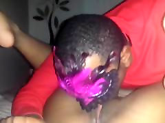 Masked Dude Eating A Shaved father fuck india Pussy