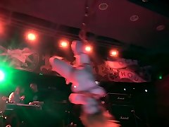 Public geile piss spiele in a club. Naked DJ