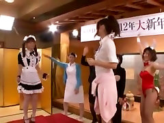 Best Japanese chick Ai Haneda, Risa Kasumi, Megu Fujiura in Exotic Babysitters, Group teen sex bondage party JAV scene