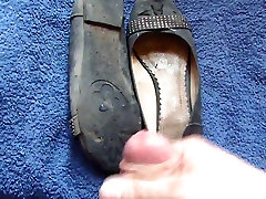 Cum on fucked girl sex and ex shoes