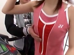 Amazing Japanese girl at showet wife jerks young boy off in Incredible Handjobs, Cunnilingus JAV scene